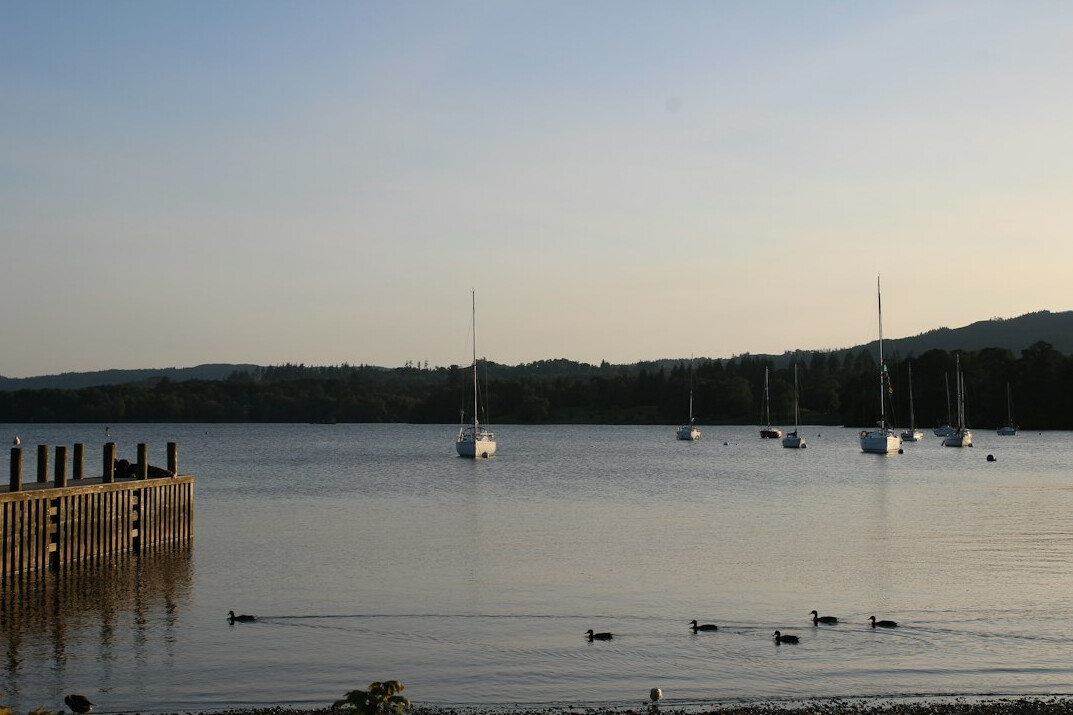 sailing boat on lake