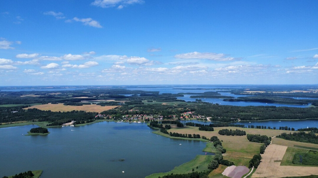 cycling through mazury countryside